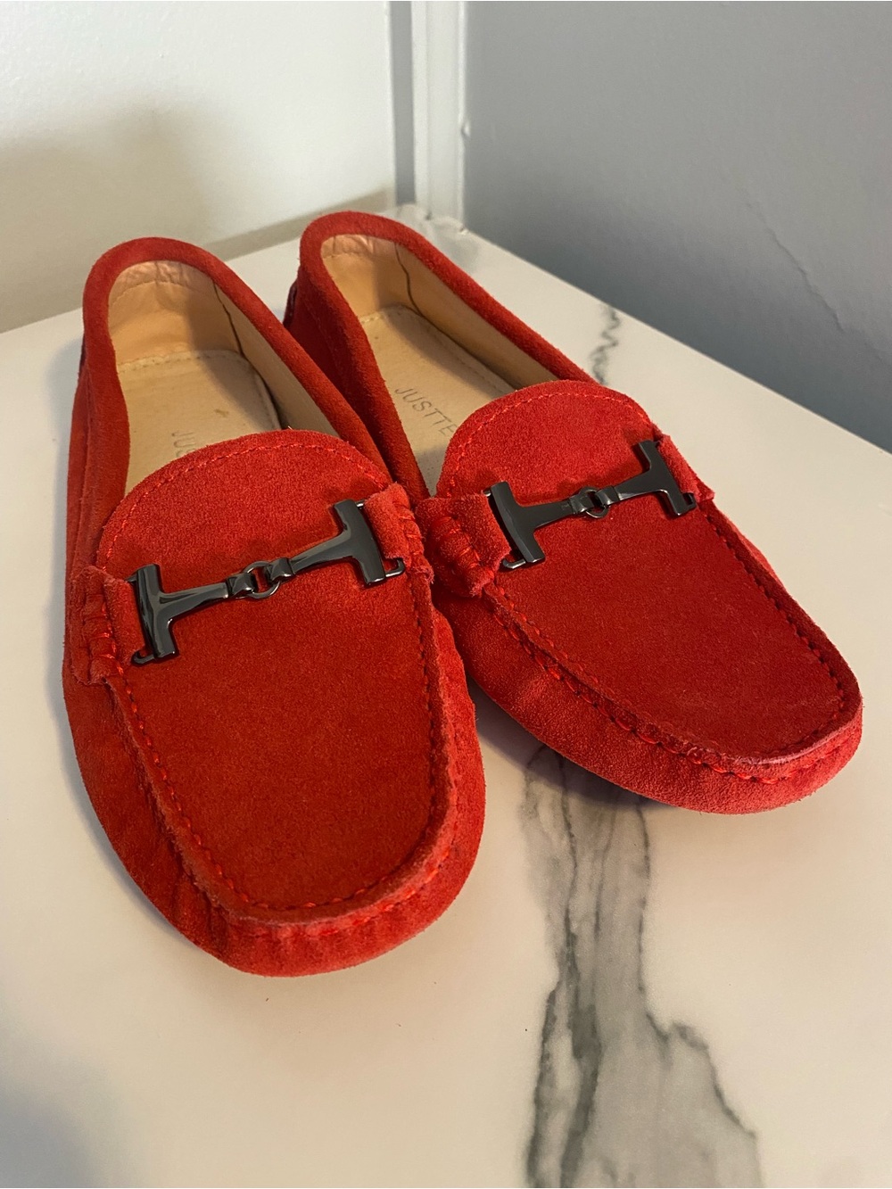 Australia Boutique Brand - Suede Driving Loafers Moccasin - size 35 (Sz 5 US) - Picture 2 of 8